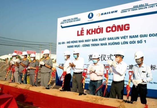 Dự án mở rộng nhà máy sản xuất Sailun Việt Nam giai đoạn 3.